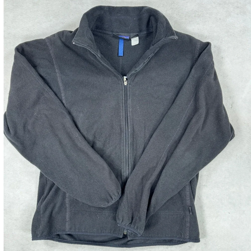 Patagonia Vintage Synchilla Full Zip Fleece Jacket Men's Large Black Made in USA
